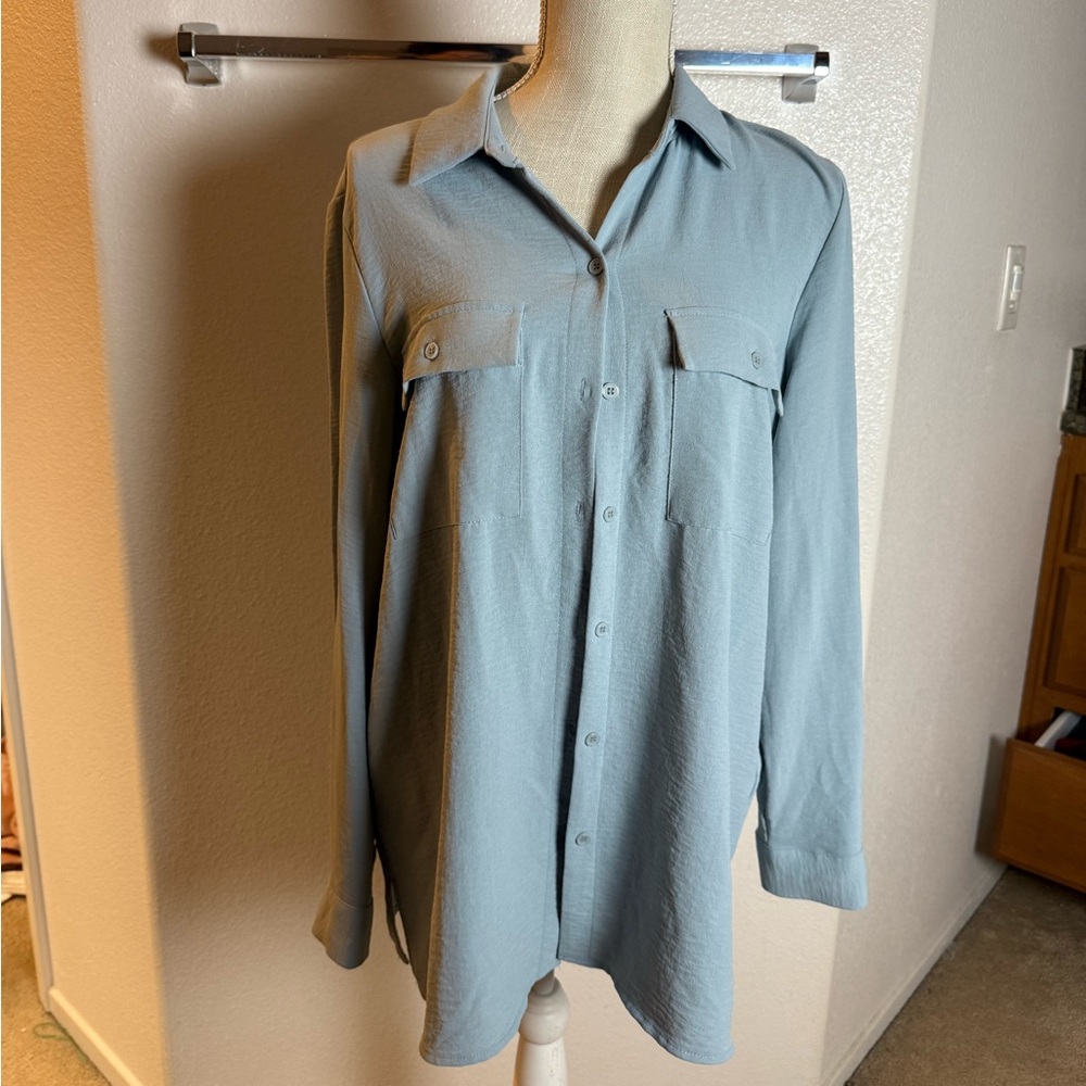 Hilary Radley Sky Blue Top